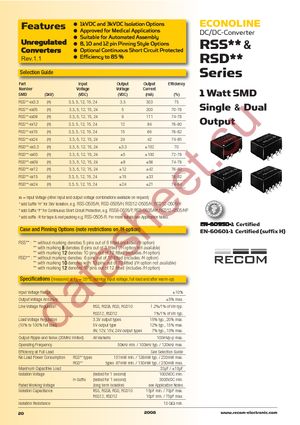 RSD-1205 datasheet  